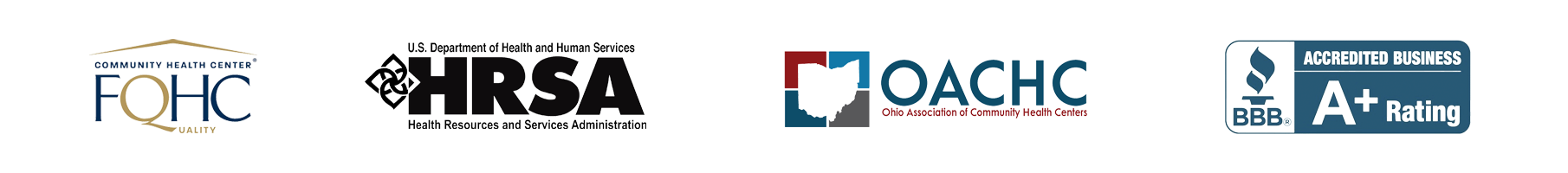 FHS_Footer_logos_bottom_2026 Family Health Services of Darke County, Ohio Accreditations